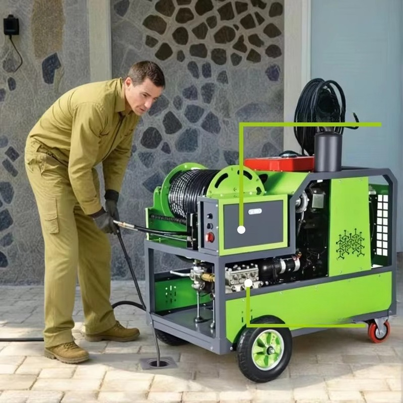 Plumbing Snake Drain - Industrielle Kanalreinigungsmaschine Hochleistungs-Reinigungssystem für die Wartung