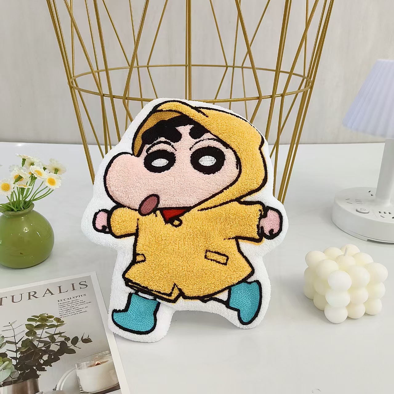 Home Improvement Furniture - Kawaii Crayon Shin-Chan Cartoon Niedliches Handtuch,