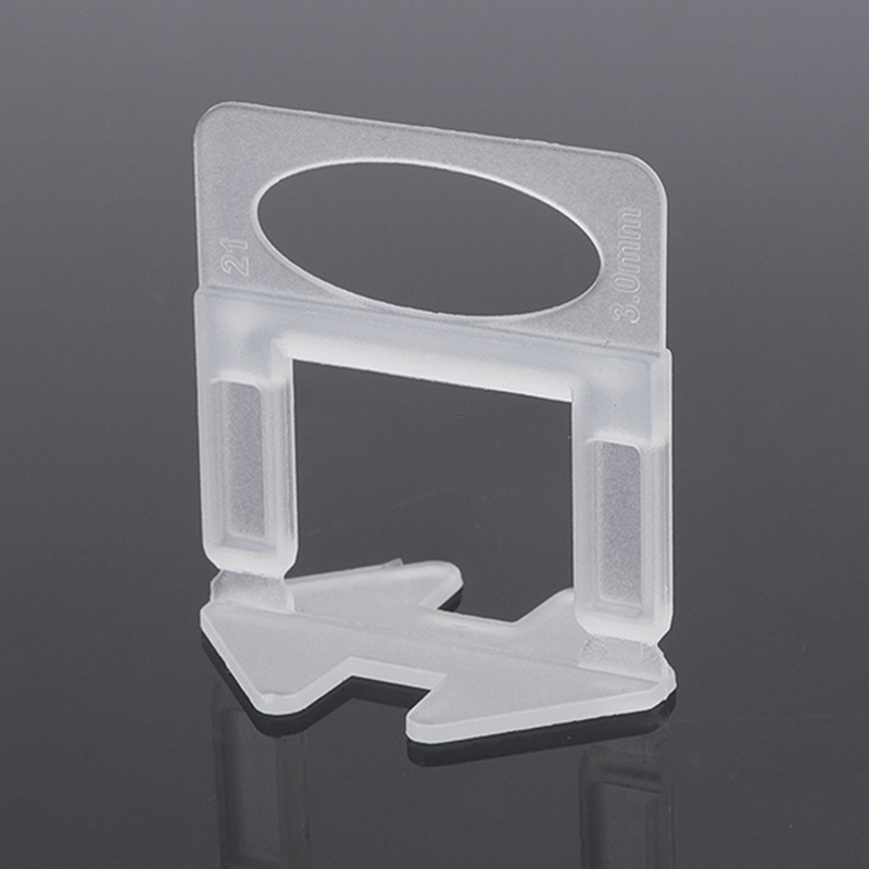 Tile Leveling Clip - 100 Stück Keramikfliesen-Nivelliersystem-Clips, Abstandshalter, Verlegeclips für