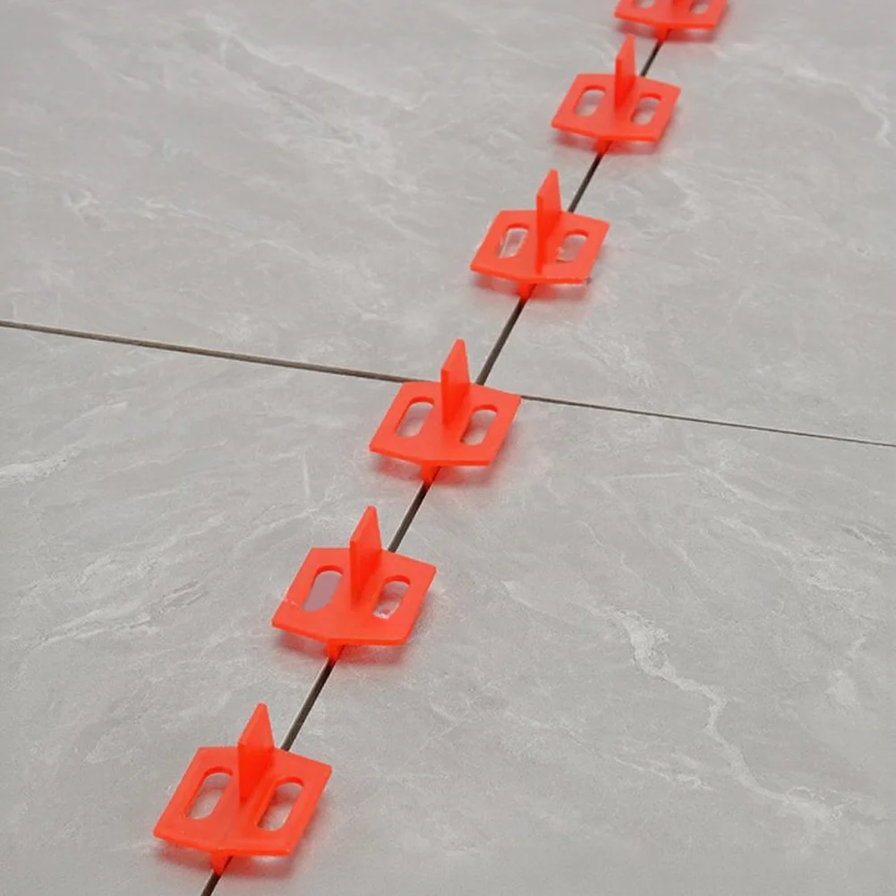 Tile Leveling Clip - 100 Stück T-förmige Fliesenabstandshalter-Clips, Nivelliersystem für