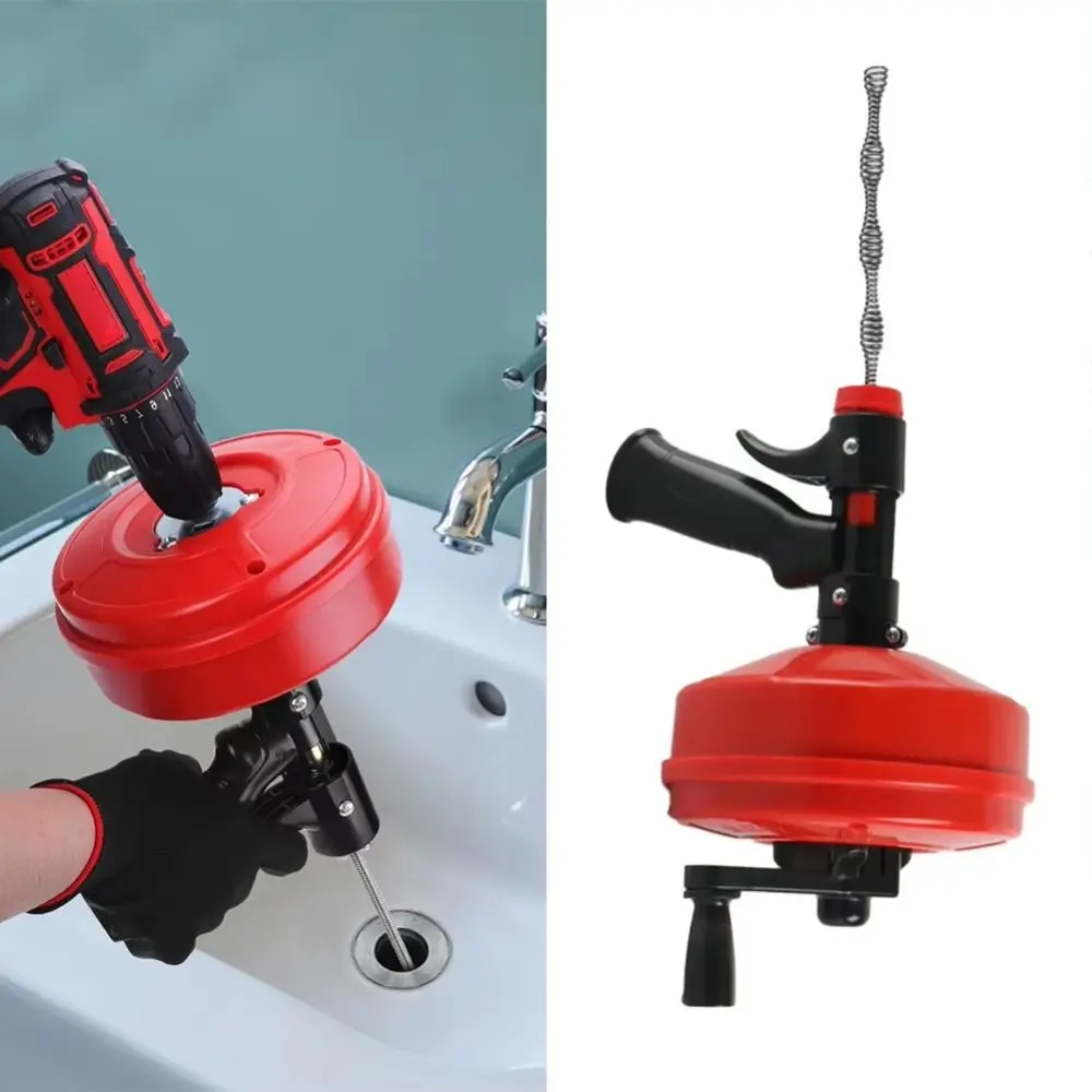 Plumbing Snake Drain - Professionelle Abflussreinigungsspirale Flexibler Rohrreiniger 5-10m Länge