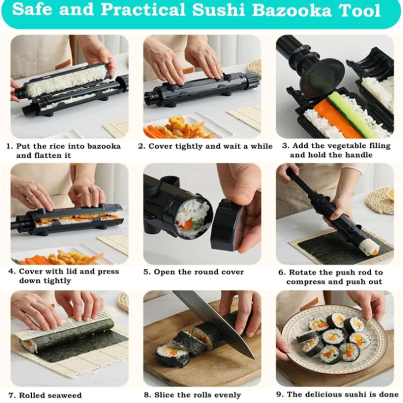 Sushi-Zubereitungsset, Bambus- – Home Improvement Mall Bewertung und Preis
