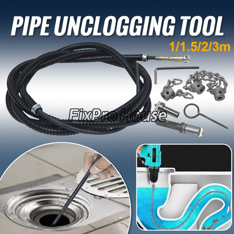 1-3m Elektrische Rohrreinigung – Plumbing Snake Drain Bewertung und Preis