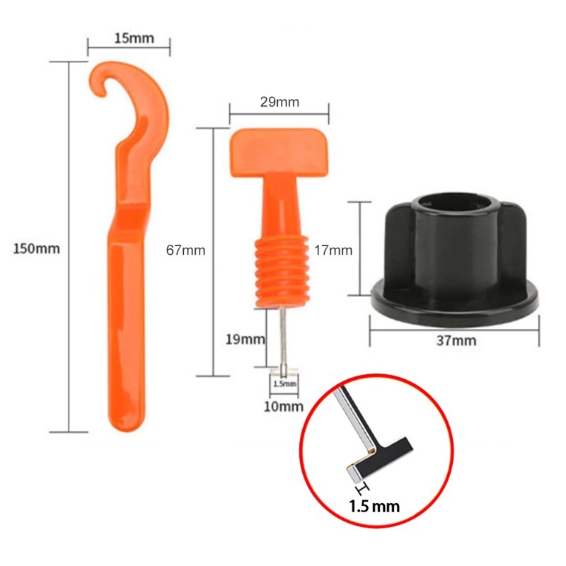 51 Stück Bodenfliesen-Nivellie – Tile Leveling Clip Bewertung und Preis