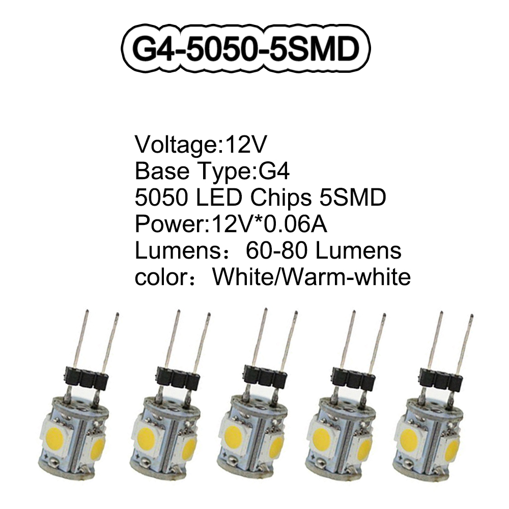 10 Stück DC12V G4 5050 5 SMD L – Home Improvement Mall Bewertung und Preis