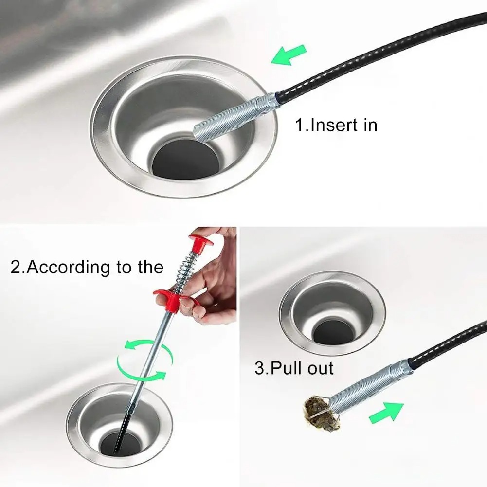 Flexible Feder Schlange Abflus – Plumbing Snake Drain Bewertung und Preis